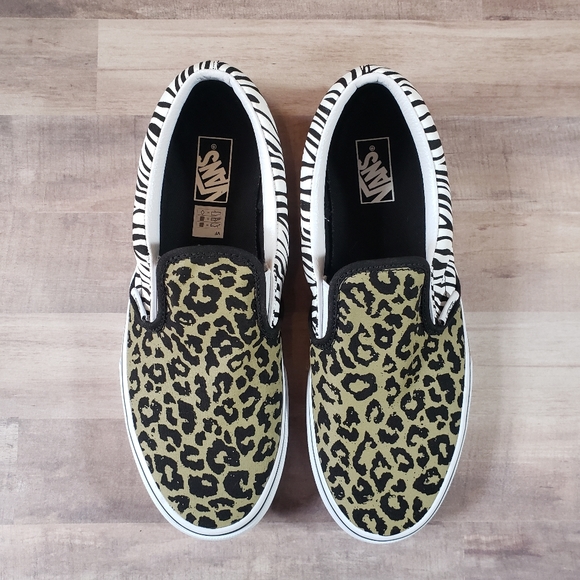 leopard and zebra print vans